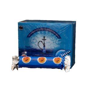 Charcoal box with eight rolls by 10 tablets each, 50 mm, 1 pc