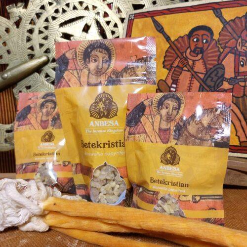 BETEKRISTIAN, resina naturale in grani dall' Etiopia, 20 gr - immagine 5