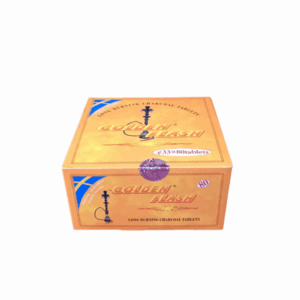 Charcoal box with eight rolls by 10 tablets each, 33 mm, 1 pc