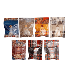 ENERGY BALANCE KIT, selection of 7 kinds of incense,in small size bags