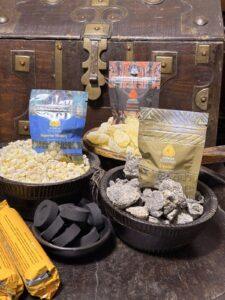 Kit Autunno Aromatico Anbesa: Ogaden, Superior Houjary e Dammar con carboncini
